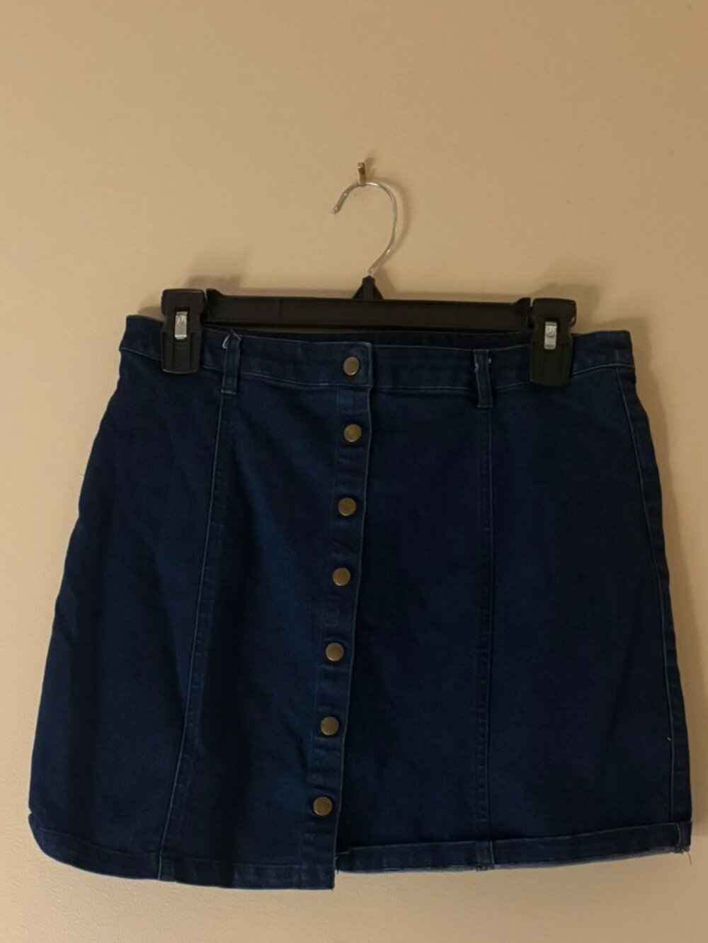Jean Button Skirt Forever 21 Size Large
